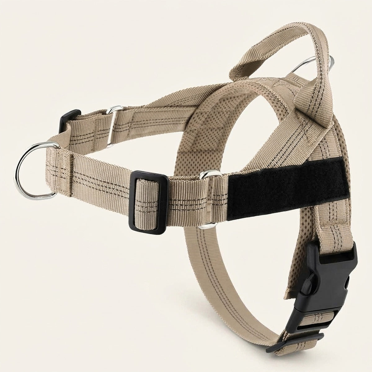 Harnais anti-traction Callys beige — photo produit studio
