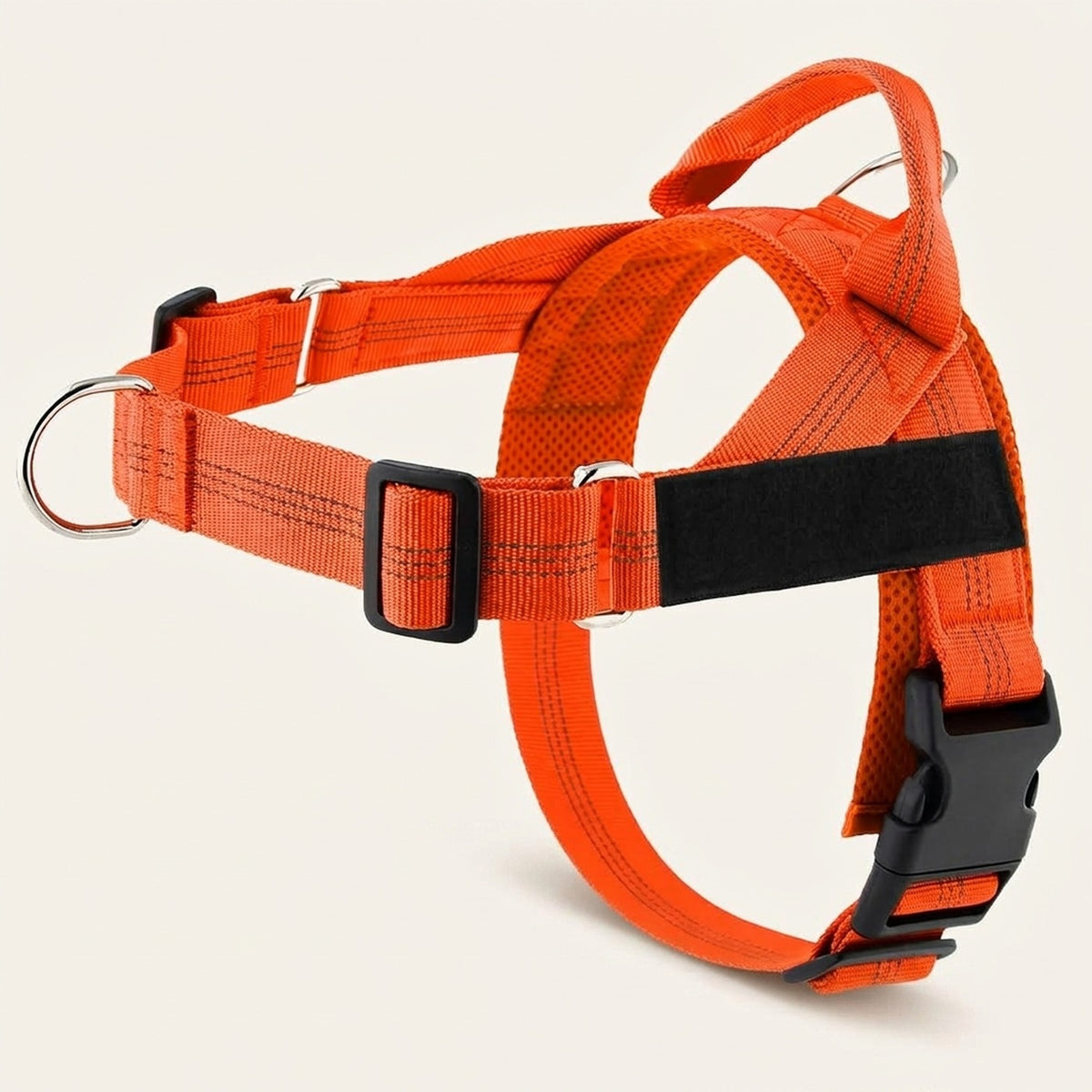 Harnais anti-traction Callys orange — photo produit studio