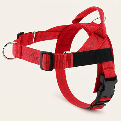 Harnais anti-traction Callys rouge — photo produit studio