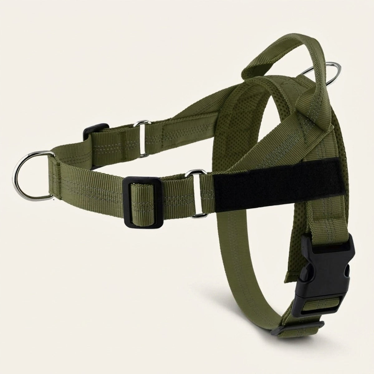 Harnais anti-traction Callys vert armée — photo produit studio